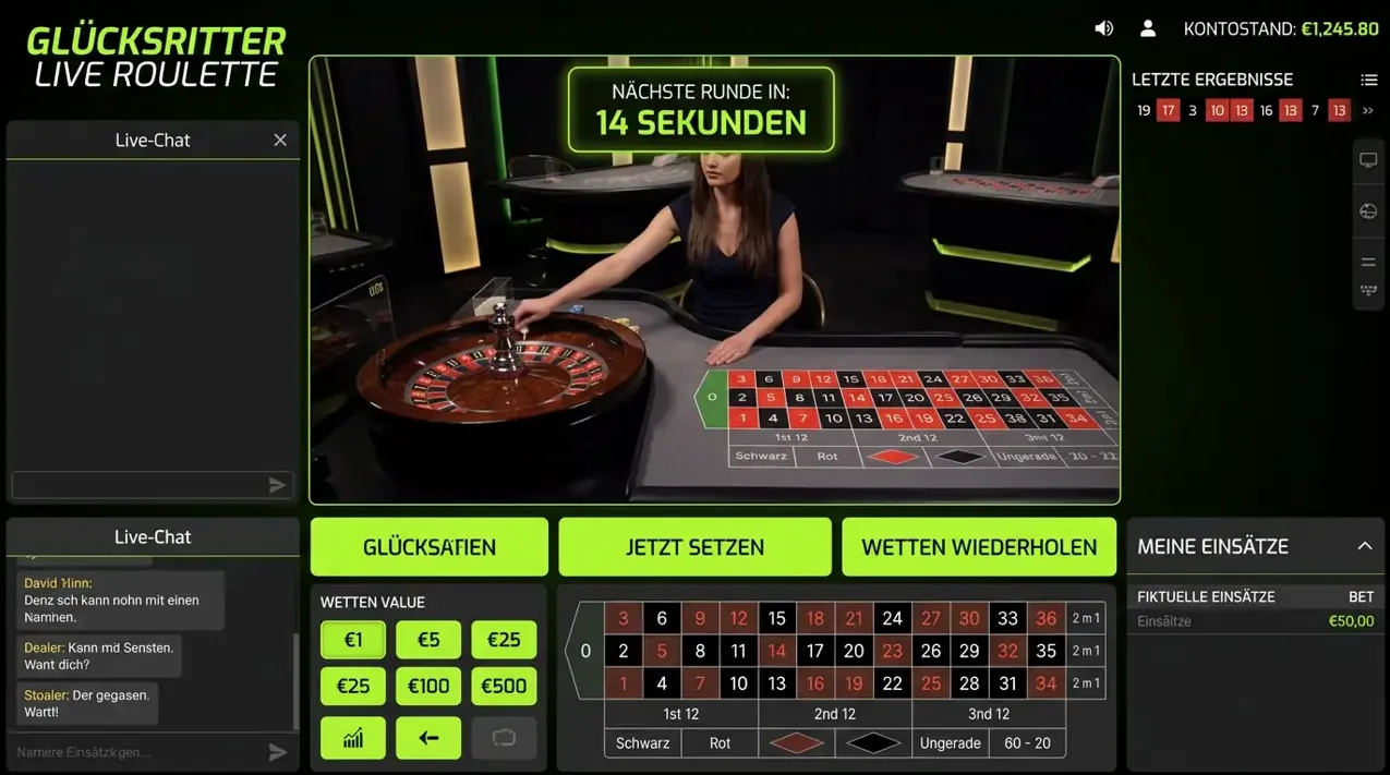 Live Dealer Tische · Realz