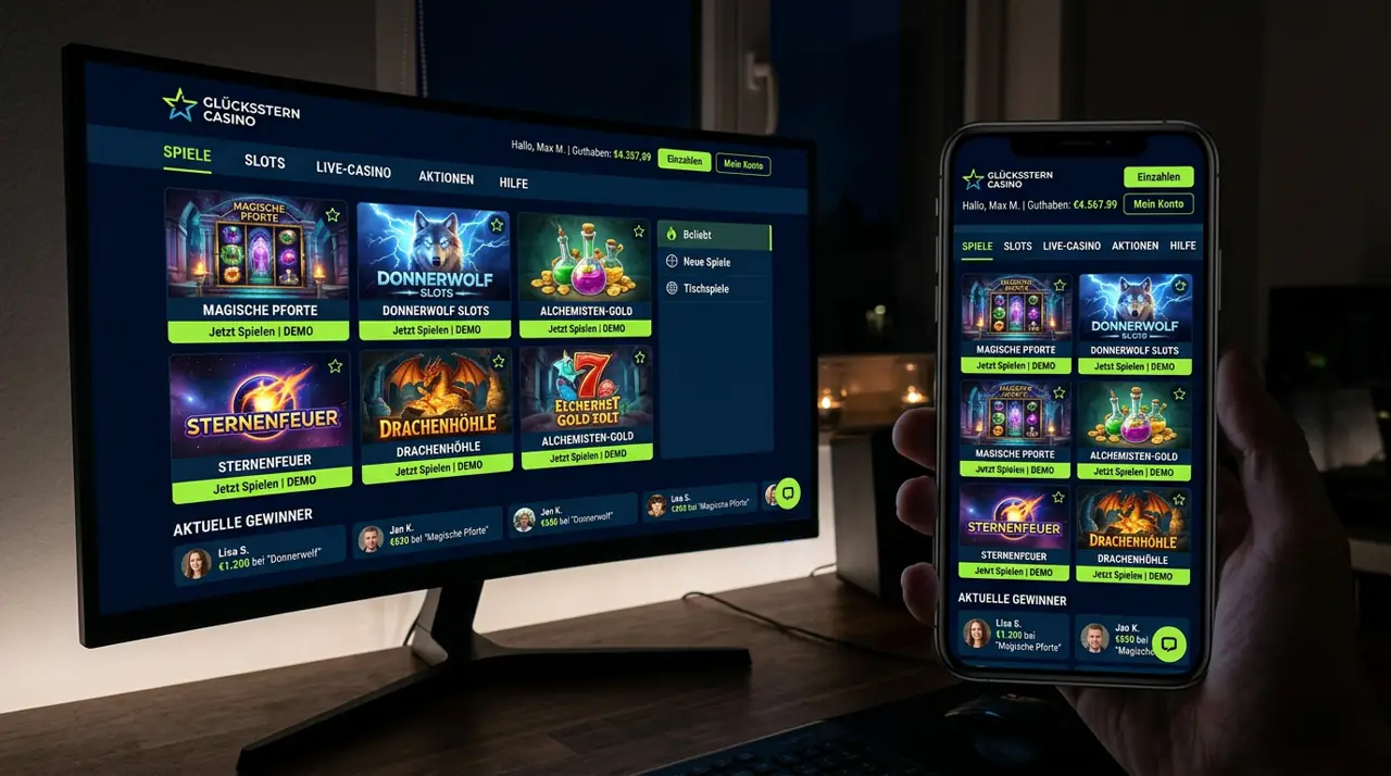 Nahtloser Spielspaß auf allen mobilen Endgeräten · Realz